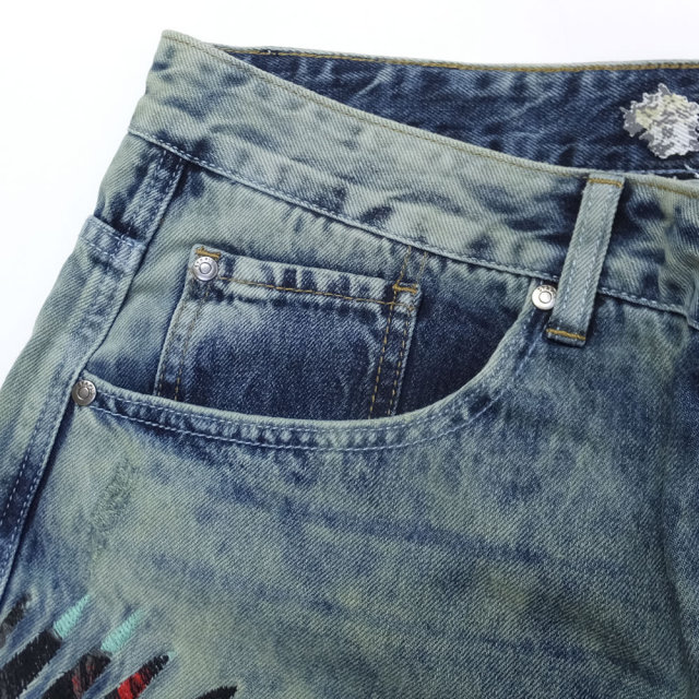 STAPLE ステイプル デニムショーツ JUNGLE DENIM SHORT (1805D4842)