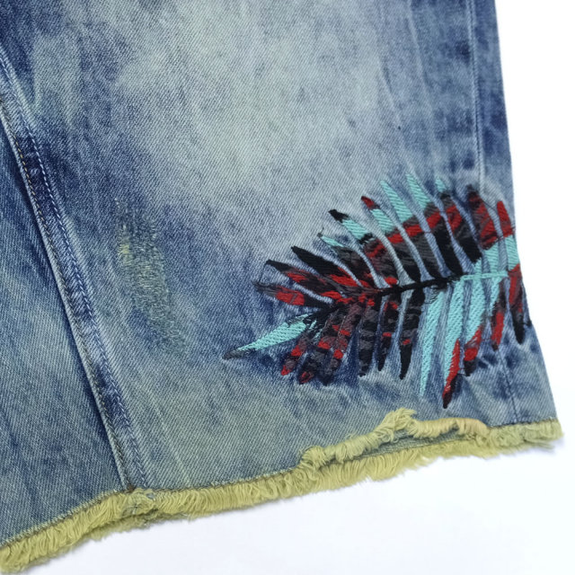 STAPLE ステイプル デニムショーツ JUNGLE DENIM SHORT (1805D4842)