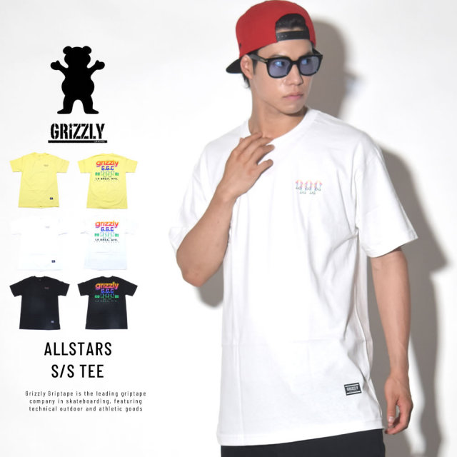 GRIZZLY グリズリー 半袖Tシャツ ALLSTARS S/S TEE (GMB1801P22)
