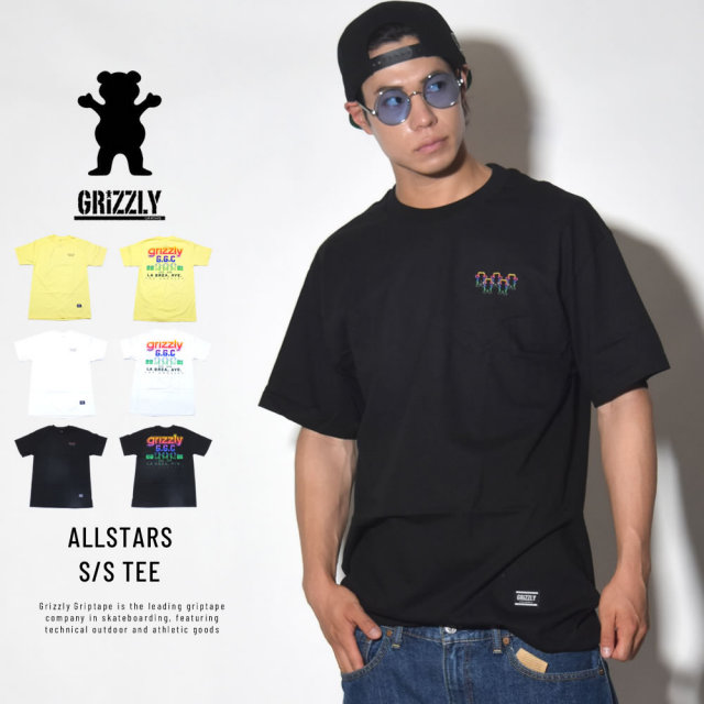 GRIZZLY グリズリー 半袖Tシャツ ALLSTARS S/S TEE (GMB1801P22)