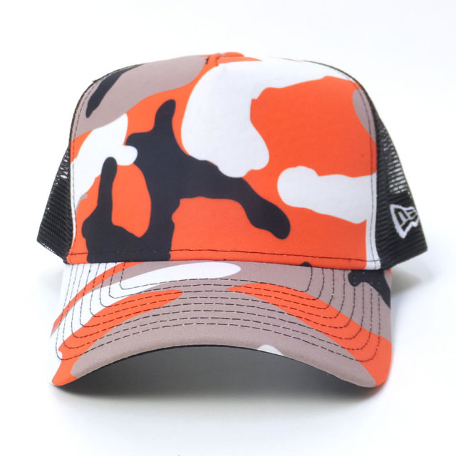 NEW ERA ニューエラ メッシュキャップ 9FORTY Aフレーム トラッカー カラーカモ レッドカモ ブラックメッシュ (11557385)