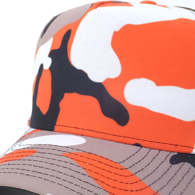 NEW ERA ニューエラ メッシュキャップ 9FORTY Aフレーム トラッカー カラーカモ レッドカモ ブラックメッシュ (11557385)