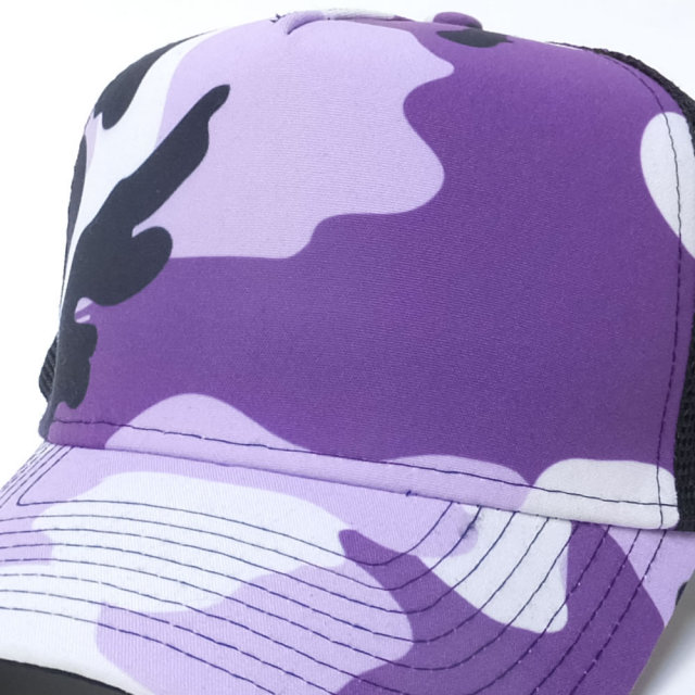 NEW ERA ニューエラ メッシュキャップ 9FORTY Aフレーム トラッカー カラーカモ パープルカモ ブラックメッシュ (11557386)