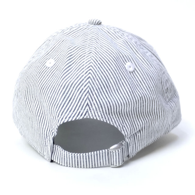 NEW ERA ニューエラ カーブバイザーキャップ 9THIRTY シアサッカー ニューヨーク・ヤンキース ブラック (11557435)