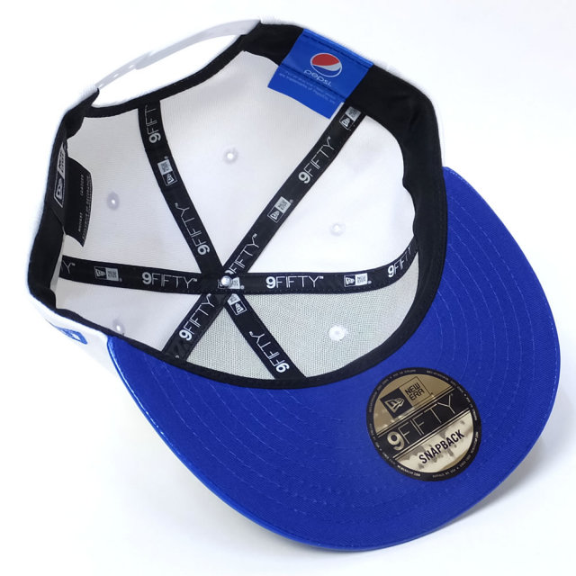 NEW ERA ニューエラ フラットバイザーキャップ コラボ 9FIFTY ペプシ パーフェクト ホワイト ブルー (11557944)