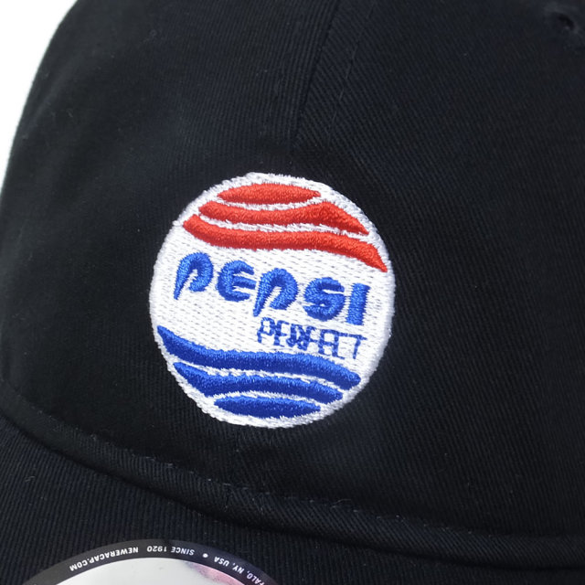 NEW ERA ニューエラ カーブバイザーキャップ コラボ 9THIRTY クロスストラップ ペプシ パーフェクト ブラック (11557990)