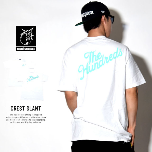 THE HUNDREDS ザ・ハンドレッツ 半袖Tシャツ CREST SLANT (T18S201014)