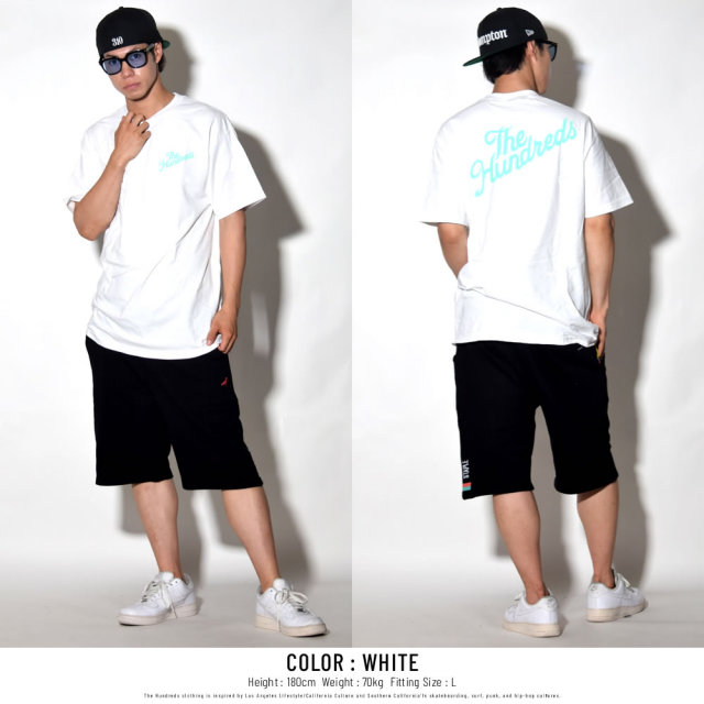 THE HUNDREDS ザ・ハンドレッツ 半袖Tシャツ CREST SLANT (T18S201014)