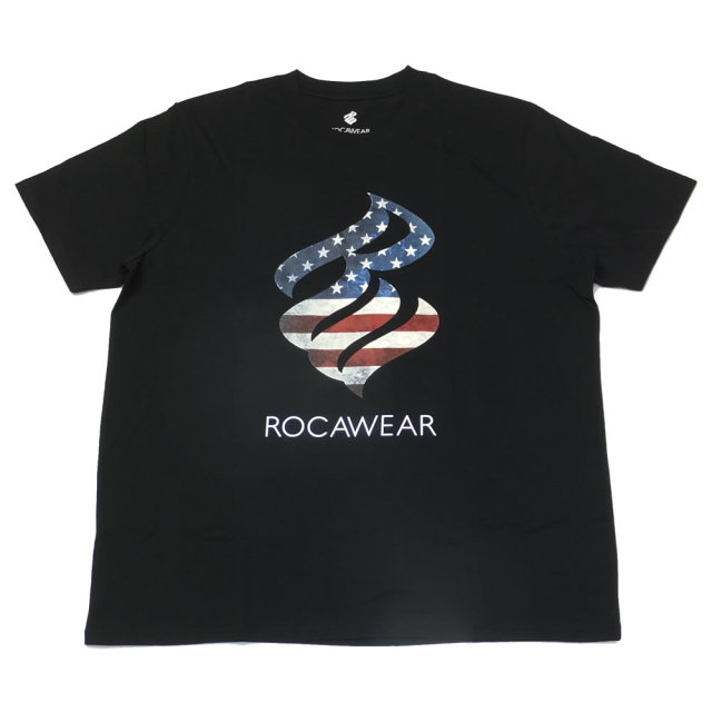 ROCAWEAR ロカウェア 半袖Tシャツ US FLAG 99 TEE (RW182T01)