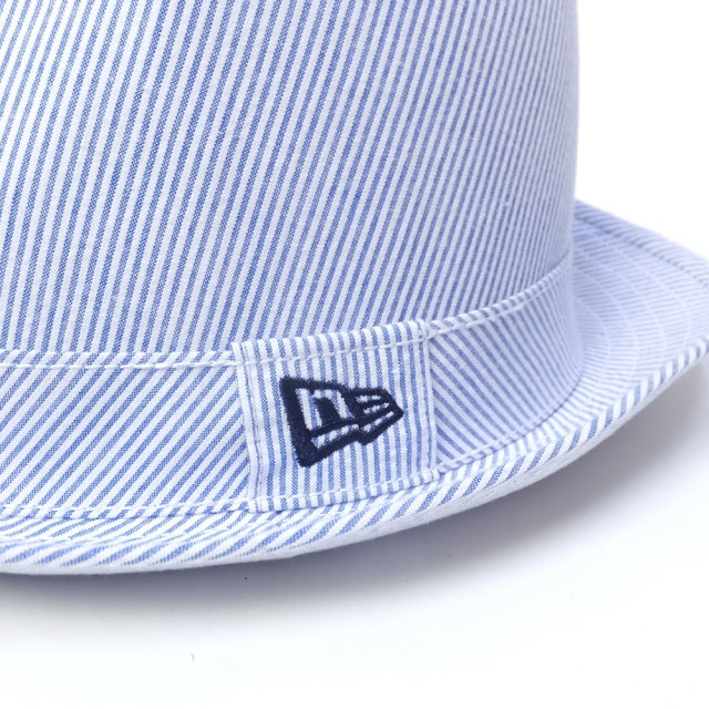 NEW ERA ニューエラ フェドラハット The Fedora フェドーラ シアサッカー ブルー (11557148)