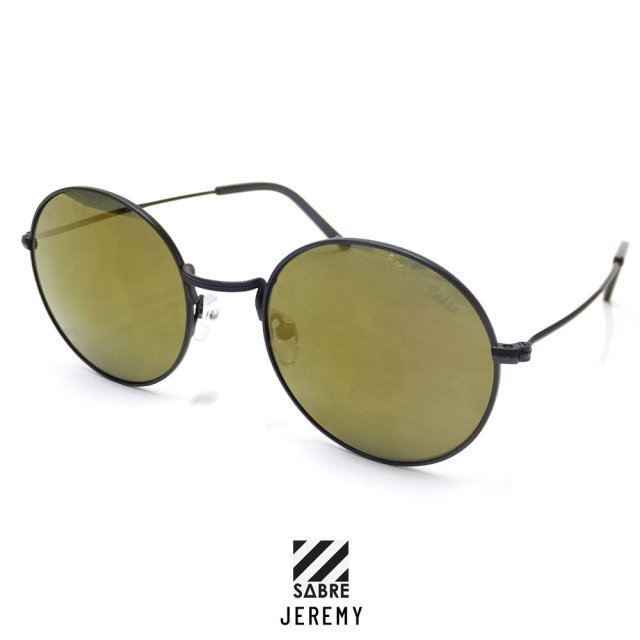 SABRE セイバー サングラス JEREMY MT BLACK METAL/GOLD MIRROR (SV260-13621J)