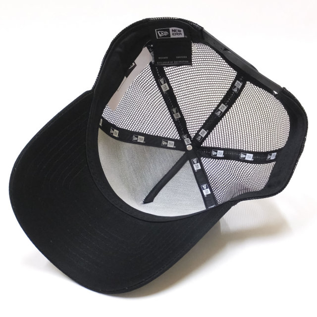 NEW ERA ニューエラ メッシュキャップ 9FORTY Aフレーム トラッカー カリフォルニアリパブリック ラインアート ブラック (11557404)