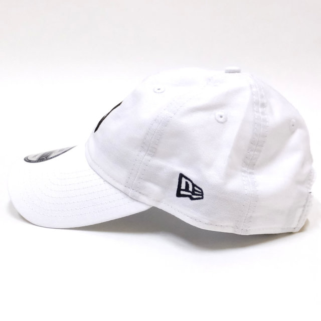 NEW ERA ニューエラ カーブバイザーキャップ 9TWENTY クロスストラップ オックスフォード ニューヨーク・ヤンキース ホワイト×ブラック (11557483)