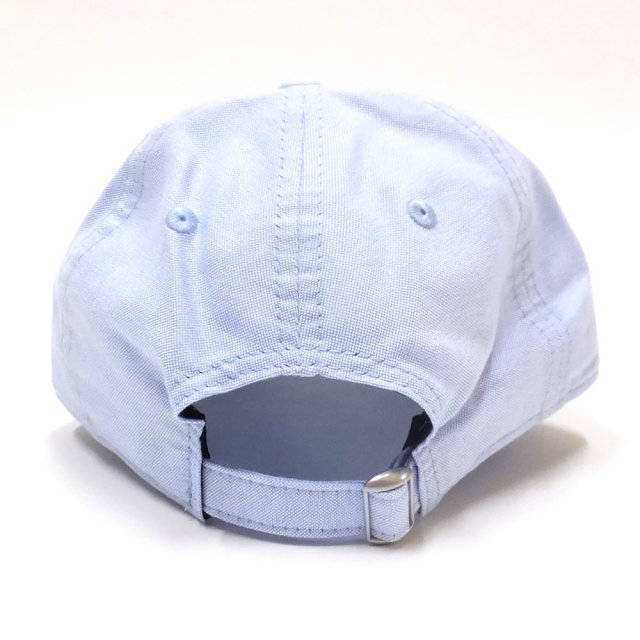 NEW ERA ニューエラ カーブバイザーキャップ 9TWENTY クロスストラップ オックスフォード ニューヨーク・ヤンキース ブルー×ホワイト (11557484)