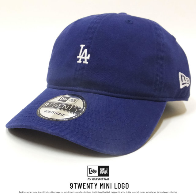 NEW ERA ニューエラ カーブバイザーキャップ 9TWENTY クロスストラップ ロサンゼルス・ドジャース ミニロゴ ダークロイヤル (11557489)