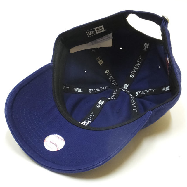 NEW ERA ニューエラ カーブバイザーキャップ 9TWENTY クロスストラップ ロサンゼルス・ドジャース ミニロゴ ダークロイヤル (11557489)