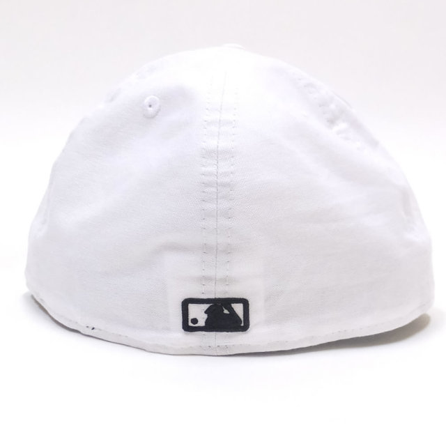 NEW ERA ニューエラ フラットバイザーキャップ 59FIFTY オックスフォード ニューヨーク・ヤンキース ホワイト×ブラック (11557545)