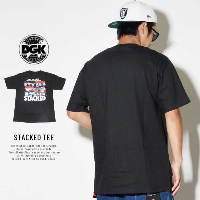 DGK ディージーケー 半袖Tシャツ STACKED TEE (DT-4151)
