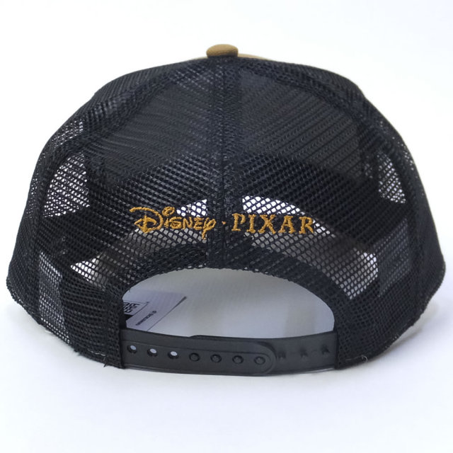 NEW ERA ニューエラ メッシュキャップ 9FORTY Aフレーム トラッカー ピクサー カーズ シルエット メーター ダックタン×ブラック (11598023)