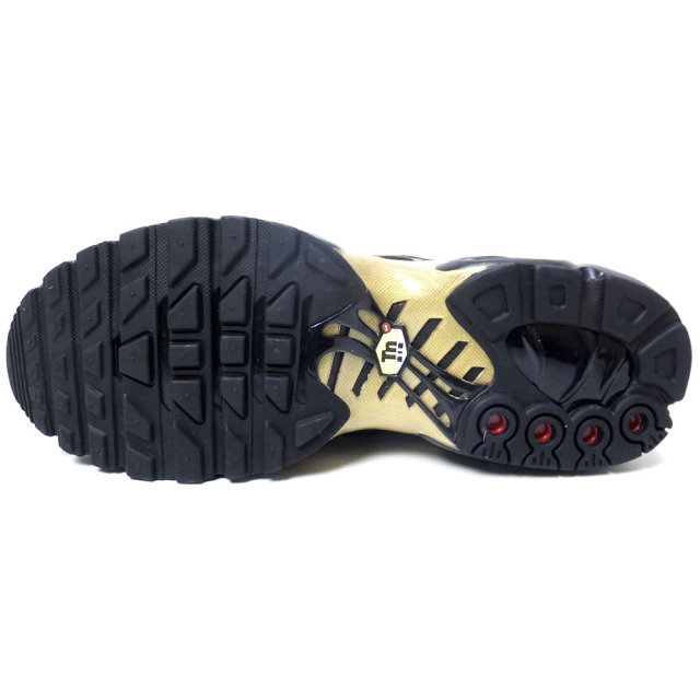 NIKE ナイキ スニーカー AIR MAX PLUS BLACK/METALLIC-GOLD (852630-022)