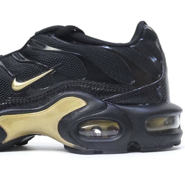 NIKE ナイキ スニーカー AIR MAX PLUS BLACK/METALLIC-GOLD (852630-022)