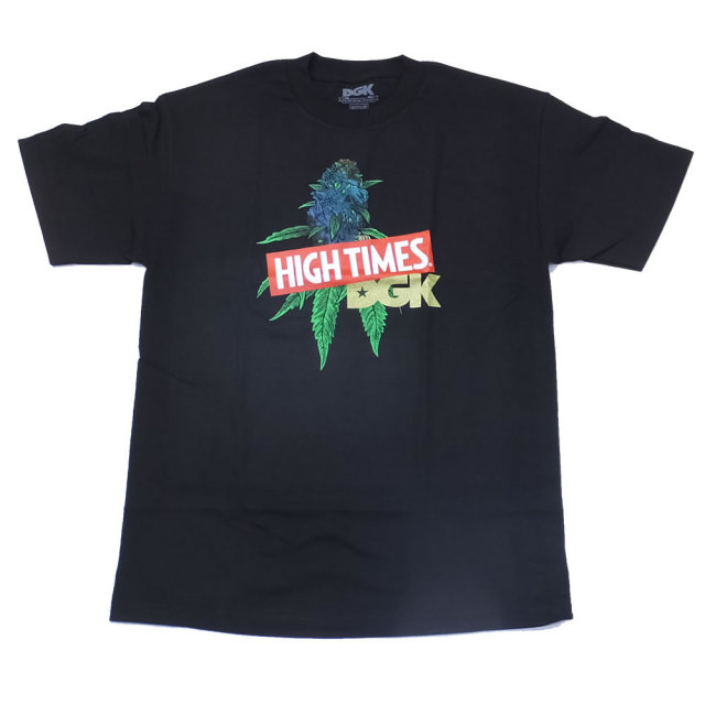 DGK ディージーケー 半袖Tシャツ DGK × HIGH TIMES CHEEBA TEE BLACK (PTM-1062)