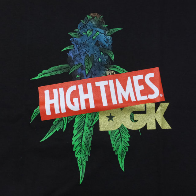 DGK ディージーケー 半袖Tシャツ DGK × HIGH TIMES CHEEBA TEE BLACK (PTM-1062)