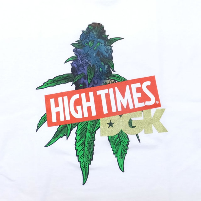 DGK ディージーケー 半袖Tシャツ DGK × HIGH TIMES CHEEBA TEE WHITE (PTM-1063)
