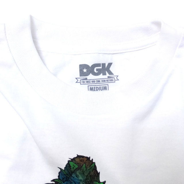 DGK ディージーケー 半袖Tシャツ DGK × HIGH TIMES CHEEBA TEE WHITE (PTM-1063)