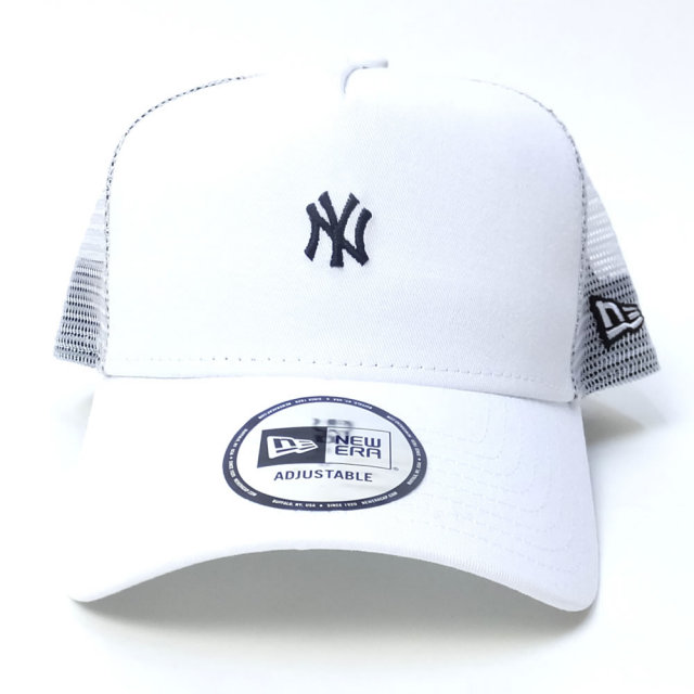 NEW ERA ニューエラ メッシュキャップ 9FORTY Aフレーム トラッカー ニューヨーク・ヤンキース ホワイト×ブラック (11715699)