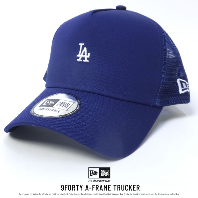 NEW ERA ニューエラ メッシュキャップ 9FORTY Aフレーム トラッカー ロサンゼルス・ドジャース ダークロイヤル×ホワイト (11715706)