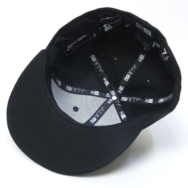 NEW ERA ニューエラ コラボ フラットバイザーキャップ 59FIFTY ハローキティ NEW YORK CITY ブラック (11715750)