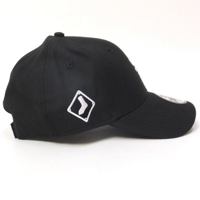 NEW ERA ニューエラ カーブバイザーキャップ 9FORTY シカゴ・ホワイトソックス ブラック×ホワイト サイドプライマリーロゴ (11775365)