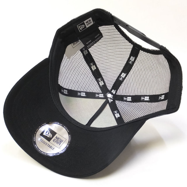 NEW ERA ニューエラ メッシュキャップ 9FORTY Aフレーム トラッカー タイダイ NYC ブラックメッシュ (11775367)