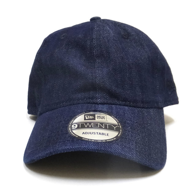 NEW ERA ニューエラ カーブバイザーキャップ 9TWENTY クロスストラップ インディゴデニム カラーストラップ (11775378)