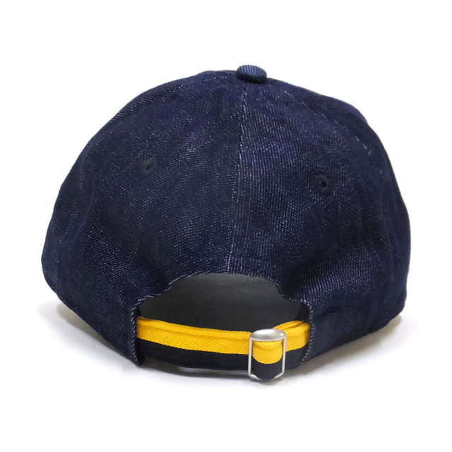 NEW ERA ニューエラ カーブバイザーキャップ 9TWENTY クロスストラップ インディゴデニム カラーストラップ (11775378)