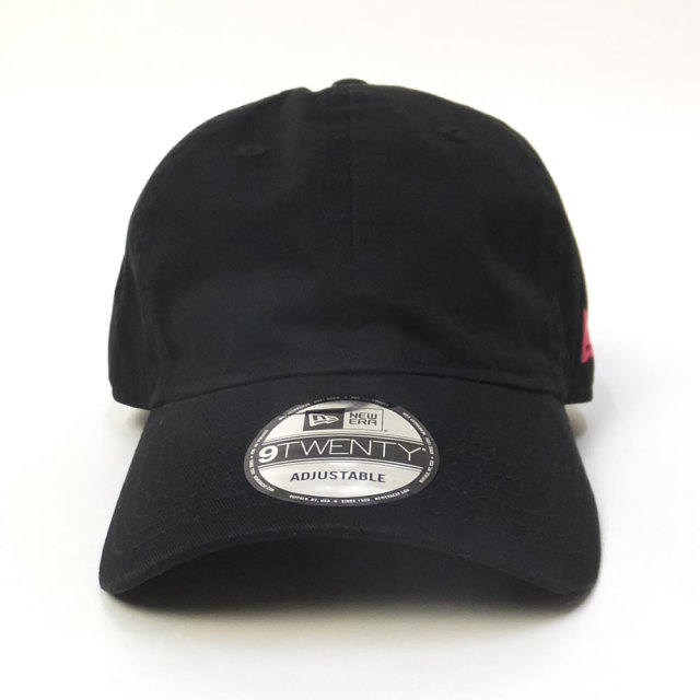 NEW ERA ニューエラ カーブバイザーキャップ 9TWENTY クロスストラップ ブラック カラーストラップ (11775380)