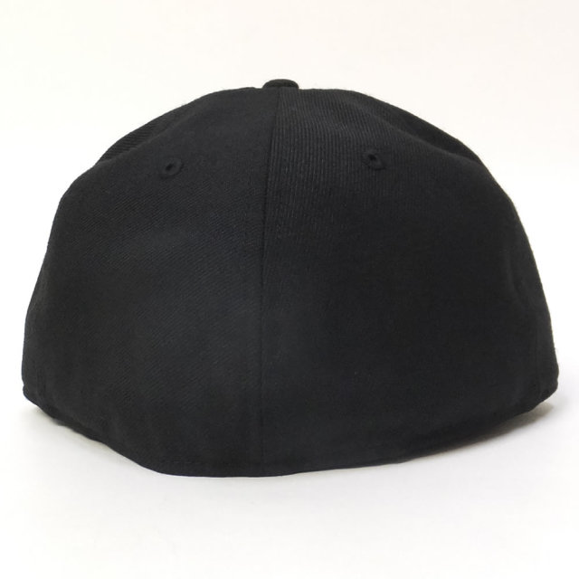 NEW ERA ニューエラ フラットバイザーキャップ コラボ 59FIFTY スラッシャーマガジン ロゴ ブラック×メタリックゴールド (11775390)