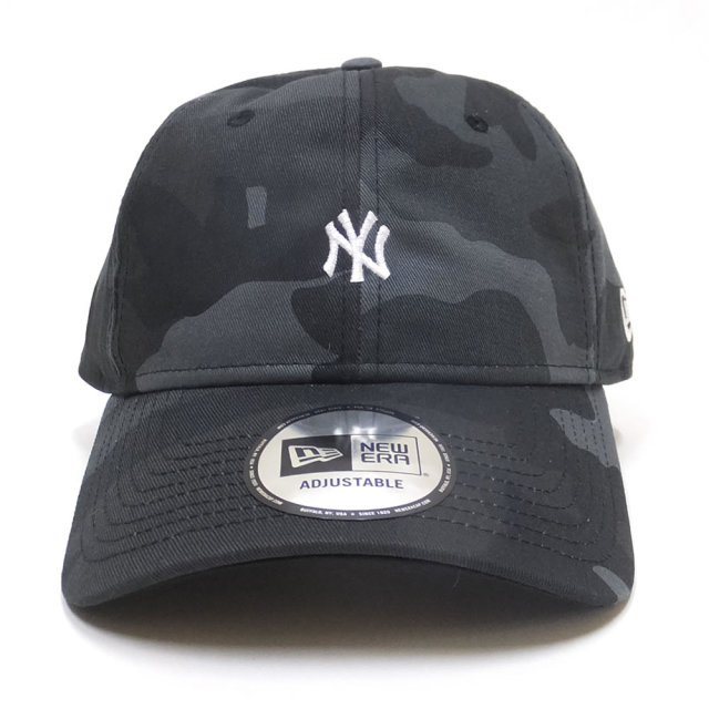 NEW ERA ニューエラ カーブバイザーキャップ 9THIRTY ミッドナイトカモ ニューヨーク・ヤンキース ミニロゴ ミッドナイトカモ×ホワイト (11781522)