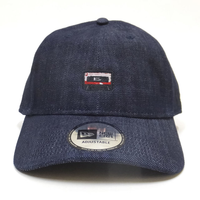 NEW ERA ニューエラ カーブバイザーキャップ 9THIRTY クロスストラップ カセットテープ インディゴデニム (11781551)