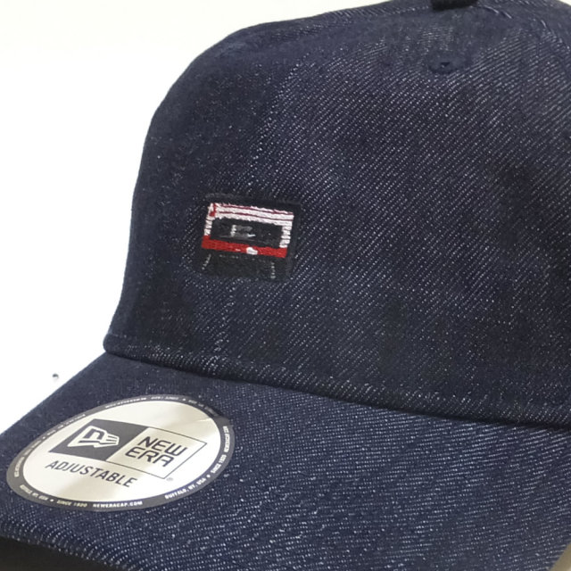 NEW ERA ニューエラ カーブバイザーキャップ 9THIRTY クロスストラップ カセットテープ インディゴデニム (11781551)