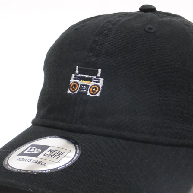 NEW ERA ニューエラ カーブバイザーキャップ 9THIRTY クロスストラップ ブームボックス ブラック (11781552)