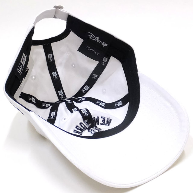 NEW ERA ニューエラ コラボ カーブバイザーキャップ 9THIRTY クロスストラップ ディズニー ミッキーマウス NEW YORK ホワイト (11781577)
