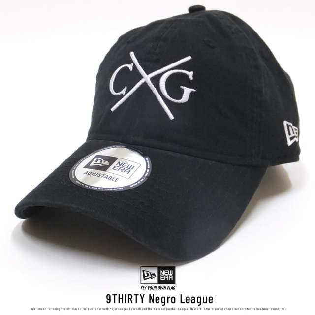NEW ERA ニューエラ カーブバイザーキャップ 9THIRTY 二グロリーグ キューバン・エックスジャイアンツ ブラック×ホワイト (11781585)