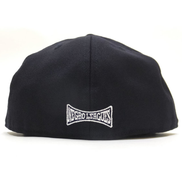 NEW ERA ニューエラ フラットバイザーキャップ 59FIFTY 二グロリーグ ニューヨーク・ブラックヤンキース ネイビー×ホワイト (11781687)