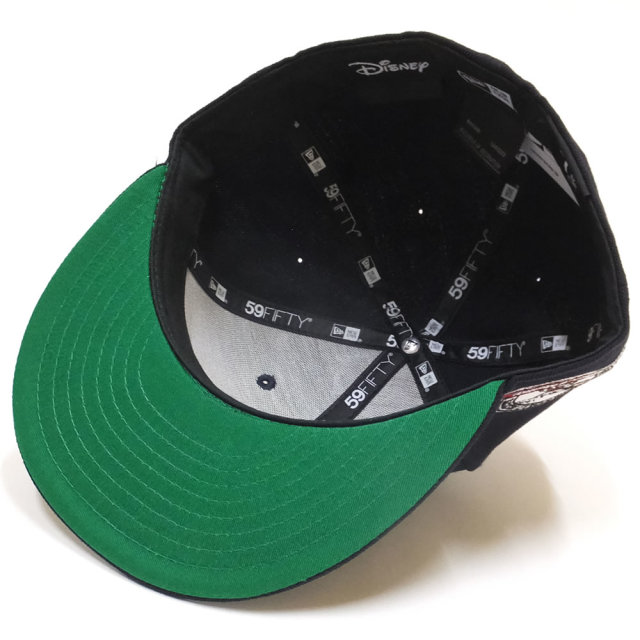 NEW ERA ニューエラ コラボ フラットバイザーキャップ 59FIFTY ディズニー ミッキーマウス シルエット ボール ネイビー (11781707)