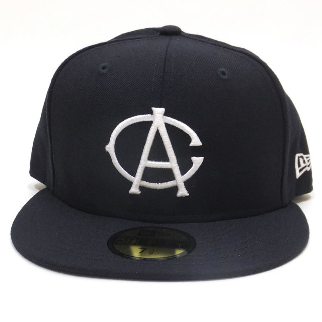 NEW ERA ニューエラ フラットバイザーキャップ 59FIFTY 二グロリーグ シカゴ・アメリカンジャイアンツ ネイビー×ホワイト (11781715)