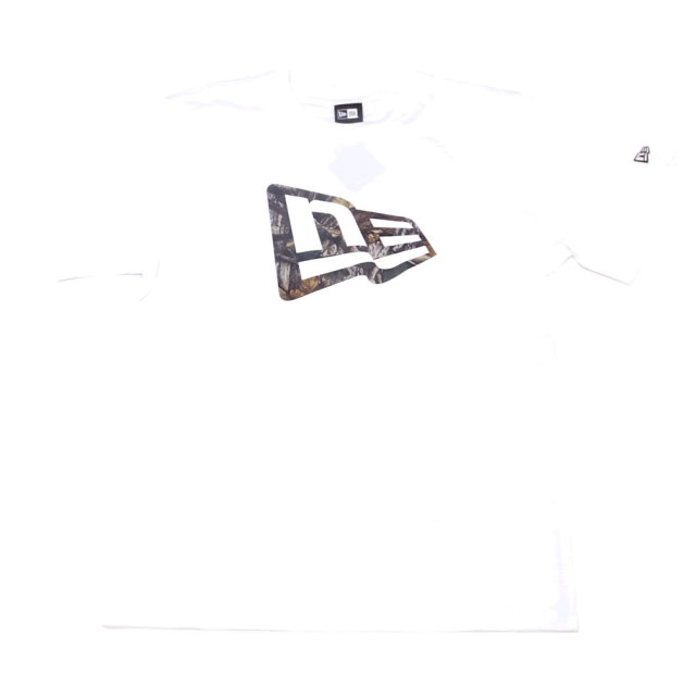 NEW ERA ニューエラ 半袖パフォーマンスTシャツ 吸汗速乾 ツリーカモ フラッグ ホワイト 11782960