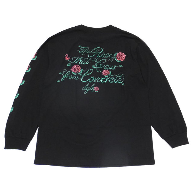 DGK ディージーケー 長袖Tシャツ BLOOM L/S TEE ブラック DLS-358