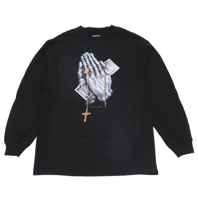 DGK ディージーケー 長袖Tシャツ BLESSES L/S TEE ブラック DLS-364